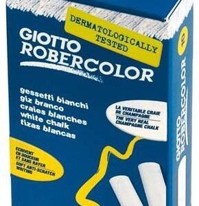 TIZA GIOTTO ROBERCOLOR 10 BLANCO. CAJA 10 unidades.