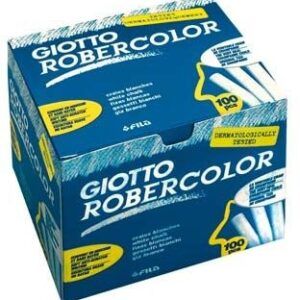 TIZA GIOTTO ROBERCOLOR 100 BLANCO. CAJA 100 unidades.