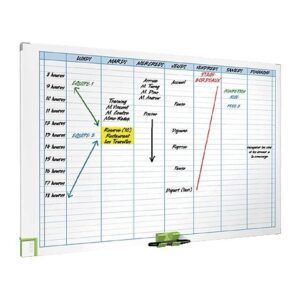 Pizarra planning Perfomance semanal 60 x 90