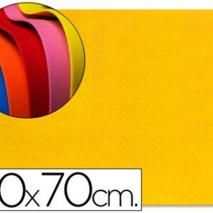 Goma eva liderpapel 50x70cm 60g/m2 espesor 1.5mm AMARILLO