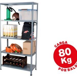 estanteria metálica ar storage 5 estantes 80 kilos