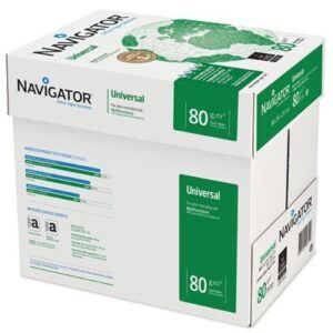 6 cajas de PAPEL NAVIGATOR UNIVERSAL 80 grs. A4 500 h.