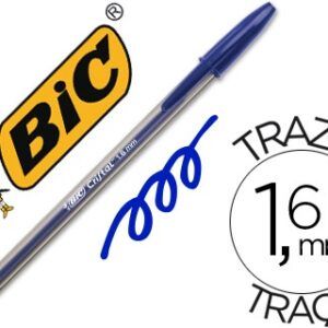 BOLIGRAFO BIC CRISTAL LARGE AZUL