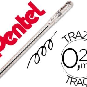 BOLIGRAFO PENTEL SUPER BK77 NEGRO