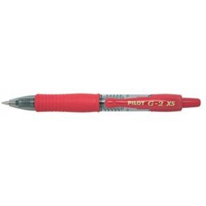 BOLIGRAFO PILOT G-2 mini XS PIXIE ROJO