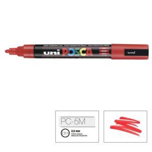 posca pc5m rojo