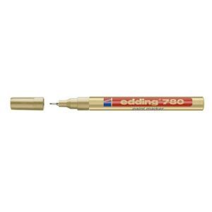 MARCADOR PERMANENTE 0.8 EDDING 780 ORO