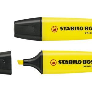 MARCADOR FLUORESCENTE STABILO BOSS AMARILLO