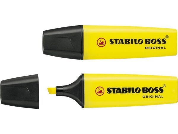 MARCADOR FLUORESCENTE STABILO BOSS AMARILLO