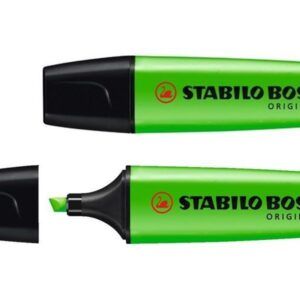 MARCADOR FLUORESCENTE STABILO BOSS VERDE