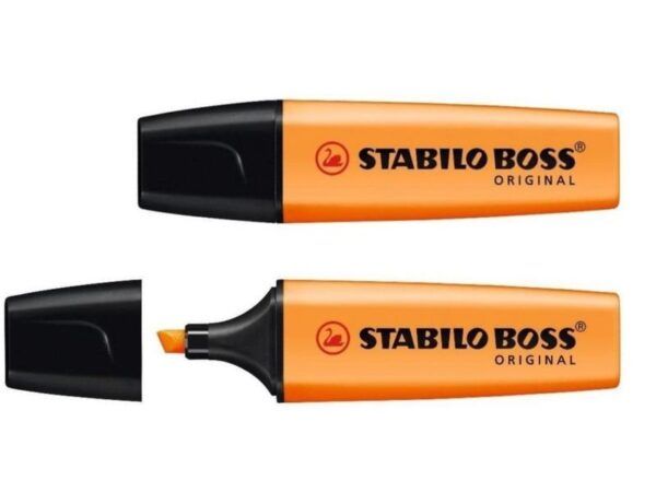 MARCADOR FLUORESCENTE STABILO BOSS NARANJA