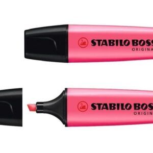 MARCADOR FLUORESCENTE STABILO BOSS ROSA