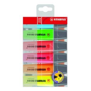 MARCADOR FLUORESCENTE STABILO BOSS estuche 6 uds. SURTIDAS