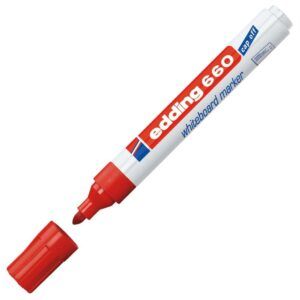 MARCADOR 1.5-3 PIZARRA BLANCA EDDING 660 ROJO