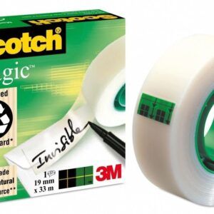 cinta adhesiva scotch magic 12x33