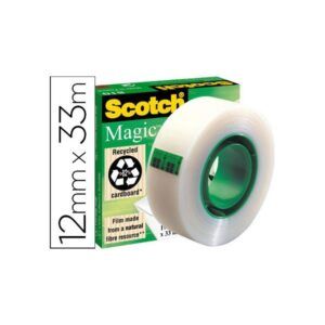 cinta adhesiva scotch magic 12x33