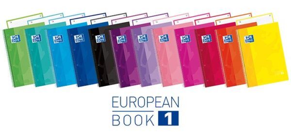 Cuaderno Oxford European Book 1 , colores surtidos