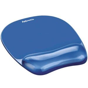 alfombrilla fellowes cristal gel azul