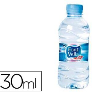 35 BOTELLAS DE AGUA FONT VELLA 0.33L