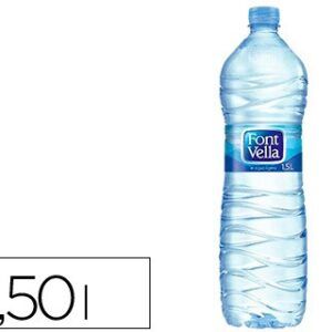 6 BOTELLAS DE AGUA FONT VELLA 1.5L