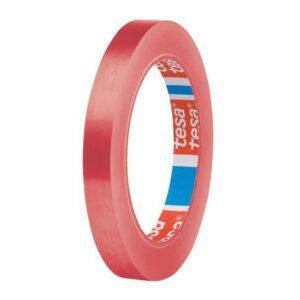 CINTA DE PVC TESA 12 mm x 66 metros ROJO