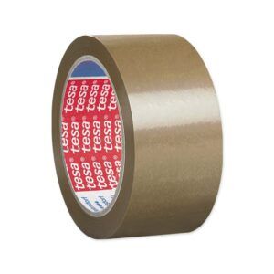 Precinto marrón polipropilento TESA 50 mm x 66 mts