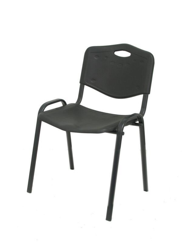 silla confidente negro, polipropileno