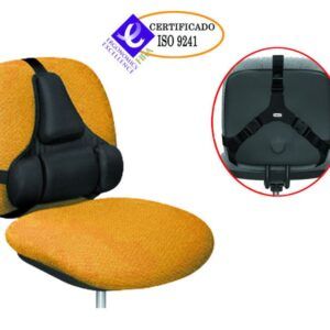 Cojín lumbar Ultimate Professional Series ergonómico negro