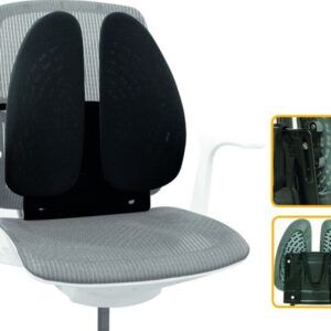 Respaldo lumbar Back Angel ergonómico moldeable negro