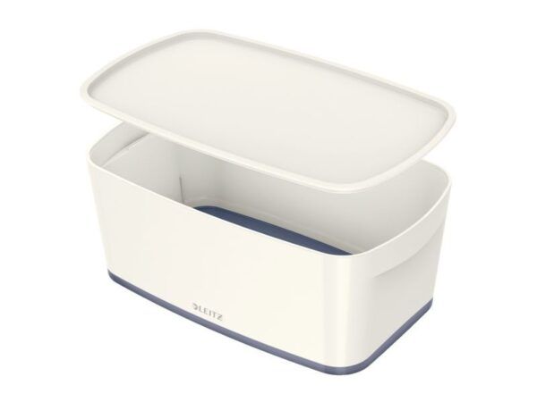 Caja pequeña LEITZ Mybox con tapa. Blanco 52291001