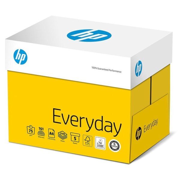 Papel blanco A4 HP EVERYDAY, 500 hojas