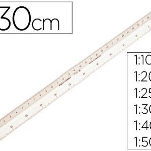 Escalímetro Faber, plástico 153-A -1:20-25-50-75-100-125.