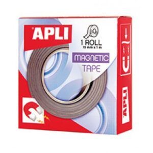 Cinta adhesiva magnética 19 mm x 1 mts. APLI