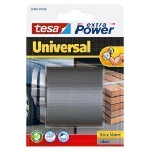 CINTA AMERICANA TESA EXTRA POWER rollo 5x50 PLATA