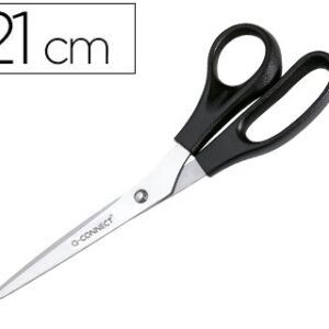 Tijera oficina q-connect para zurdos 8" 21 cm.