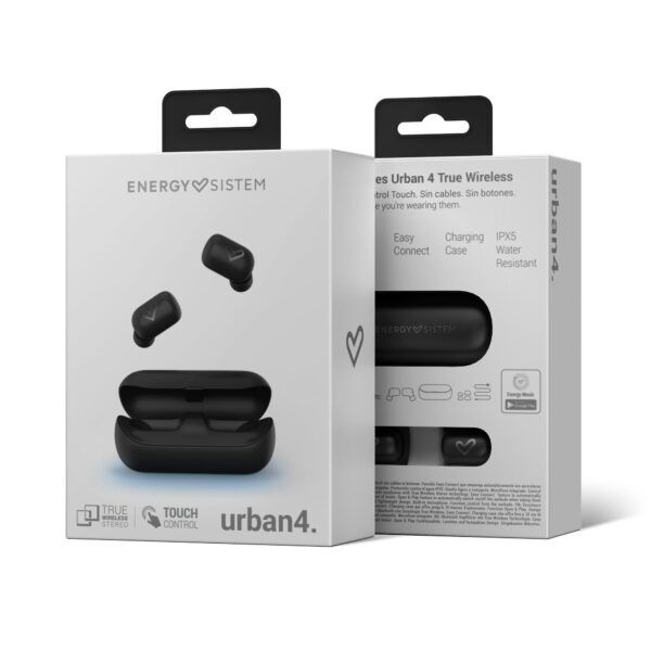 Auricular ENERGY EARPHONES URBAN 4 TRUE WIRELESS BLACK