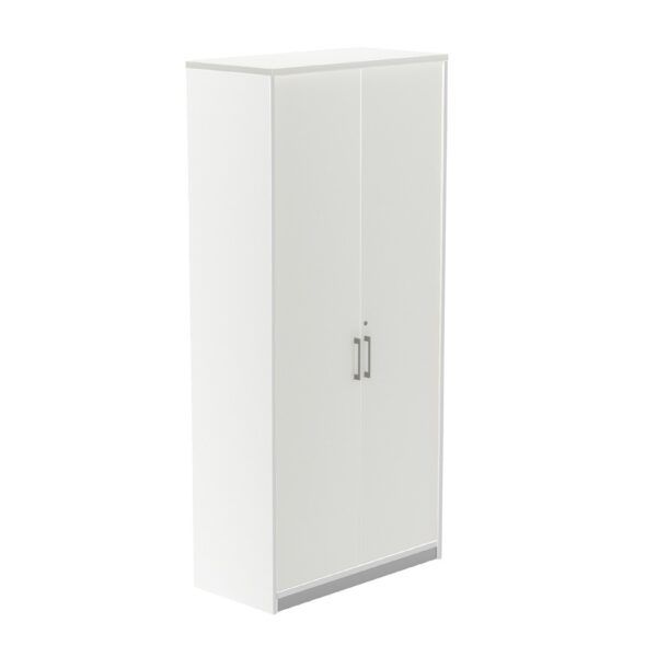 ARMARIO CON PUERTAS Totales, 90 x 45 x 195 cm Blanco / Blanco